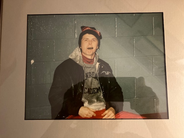 Coach celebrating with players